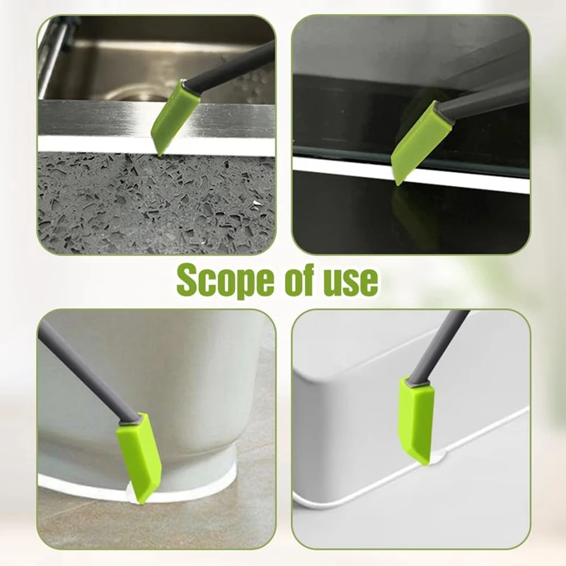 2 set di strumenti per calafataggio, set di strumenti per cucitura, strumento applicatore per finitura mastice riutilizzabile, strumento per rimozione mastice per cucina, bagno, giunto