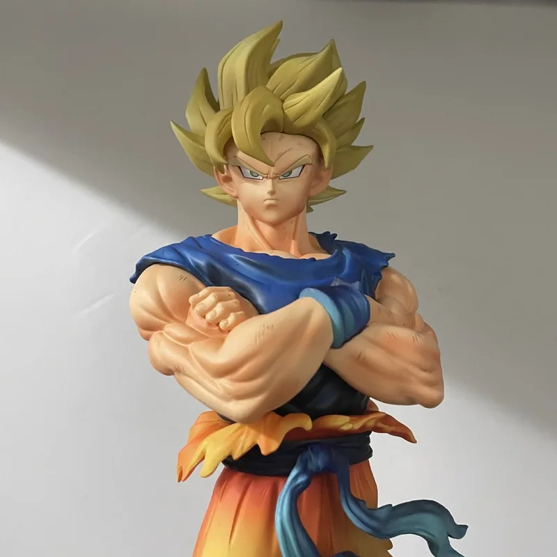 ฟิกเกอร์อนิเมะ ดราก้อนบอล Z ซุนโกคู ขนาด 32 ซม. DBZ SSJ ฟิกเกอร์ JY ซูเปอร์ไซย่า โมเดลสะสม ตุ๊กตา GK ของตกแต่ง