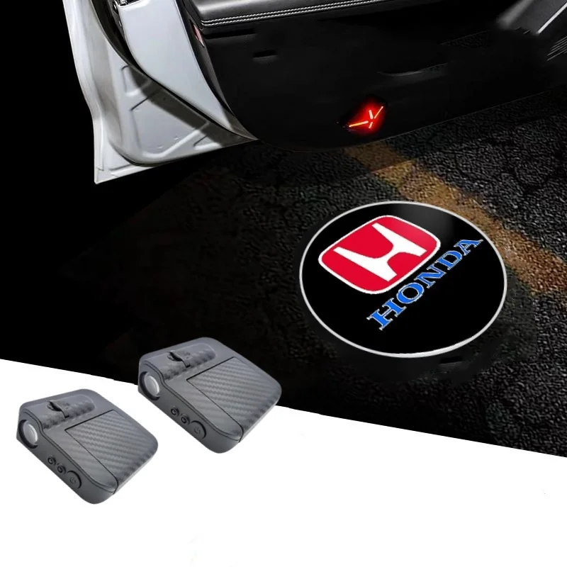 

Led Car Door Welcome for Honda Ridgeline City Ballade WR-V BR-V N-Box Laser Projector Logo Light Universal Laser Emblem Lamps