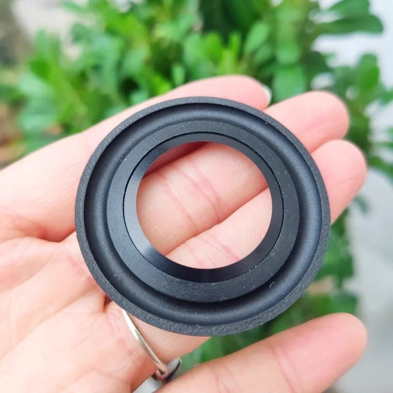 GHXAMO 2 inch 50mm Speaker Aluminum Basin+Rubber Edge Horn Repair Parts 2PCS - Image 2