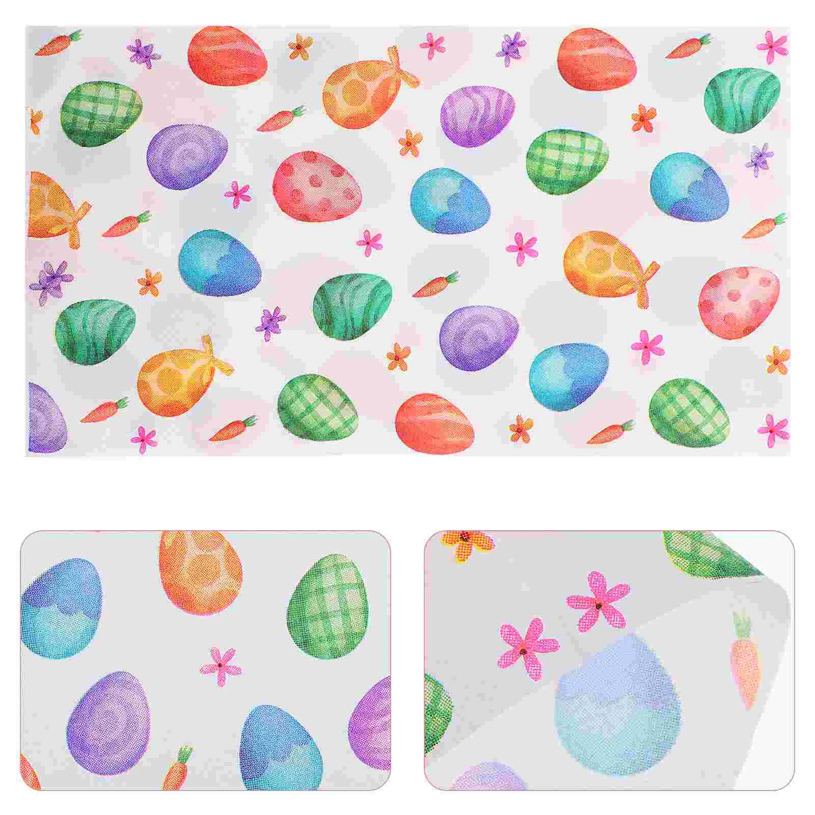 Servilletas desechables de Pascua, papel decorativo para fiestas infantiles, mesa con impresiones únicas absorbentes festivas, 20 Uds.