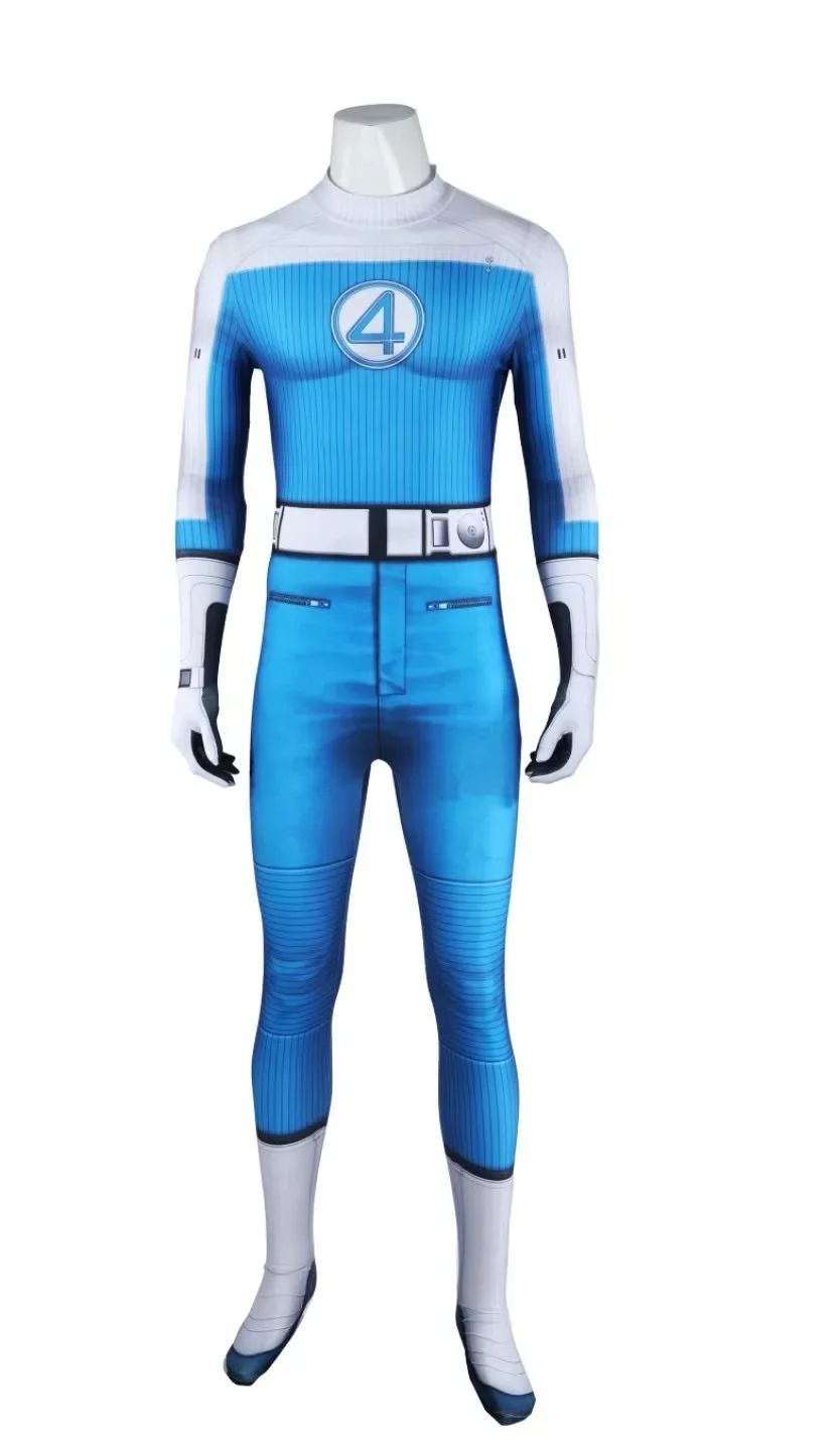 Susan Storm Cosplay Reed Richards Fantastisch Kostuum Mannen Fakkel Jumpsuit Halloween Carnaval Feestkleding