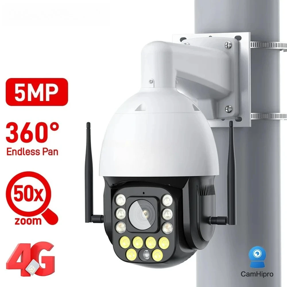 

8MP 5MP 2MP 50X ZOOM 4K HD PTZ 360 Infinite Rotation Programmable Laser IR Night Vision Outdoor 2023 New 8 Inch 4G WIFI Camera