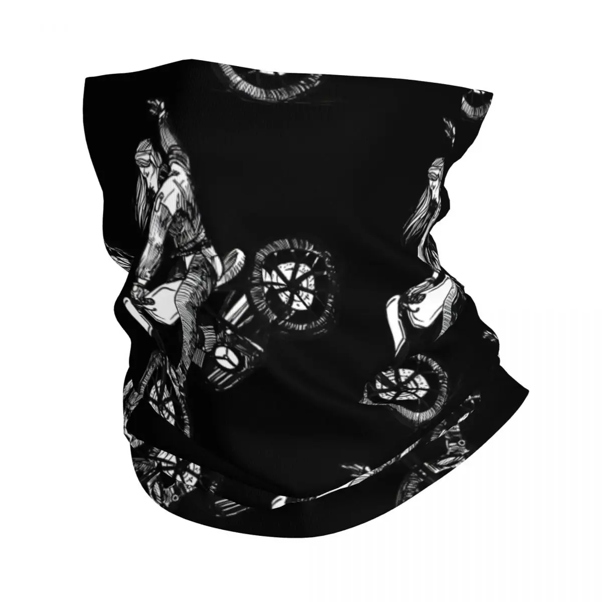 Women Who Ride - Buckin' Bronco Bandana Neck Cover Printed Motor Motocross Motolife Wrap Scarf Cycling Face Mask Hiking Unisex