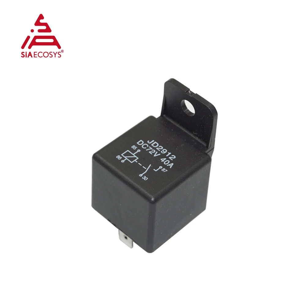 SIAECOSYS Motorcycle Relay 4P 40A 72V  for Vehicle Wiring Head Light Automotive Relays fit VOTOL series controller
