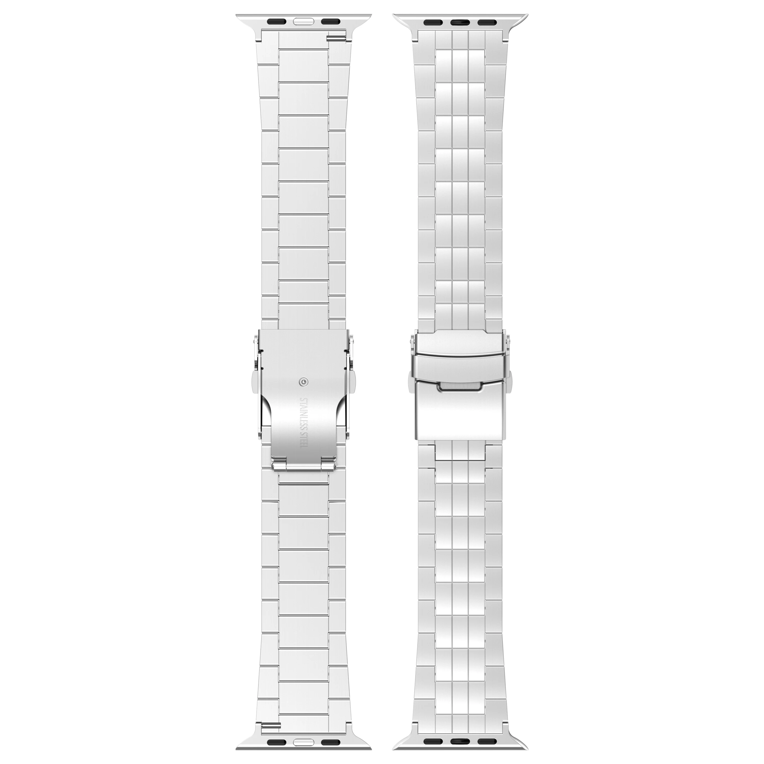 Business Titanium Strap For Apple Watch S9 Ultra 2 49mm 41mm 45mm Metal Link Strap Bracelet For iWatch 8 SE 7 6 Correa Wristband