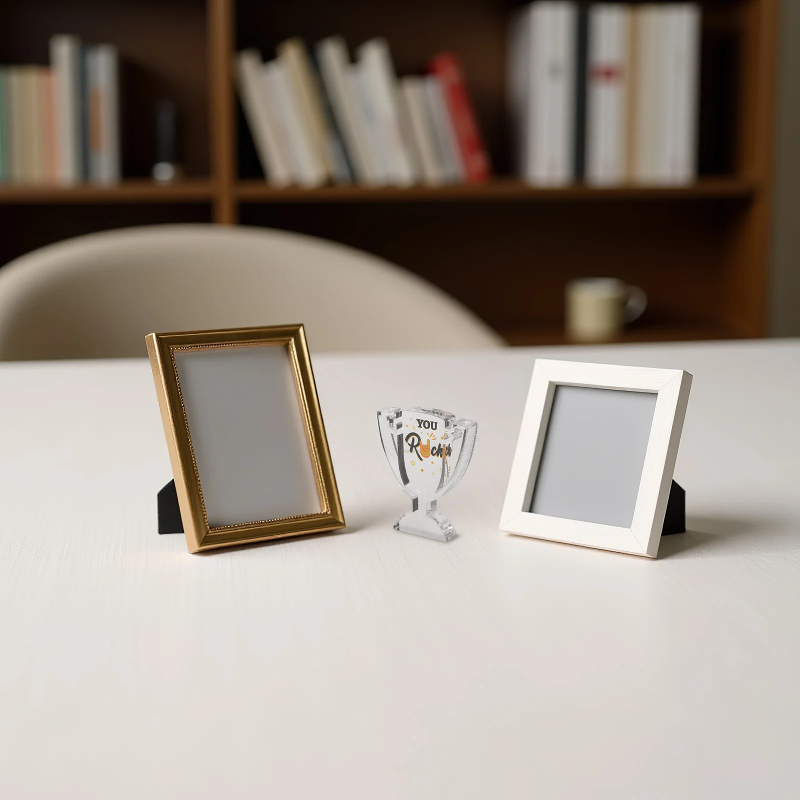 

6Pcs Mini Acrylic Appreciation Awards Trophies Small Thank You Plaques Employee Recognition for Classroom Office Desk Decor