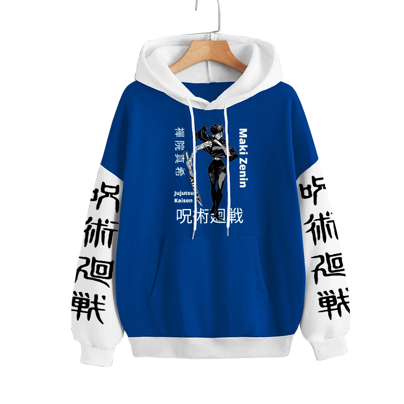 Jujutsu Kaisen Nanami Kento Anime Hoodies Harajuku Sudaderas Plus Size Cartoon Hip Hop Women Men Autumn Winter Sweatshirts