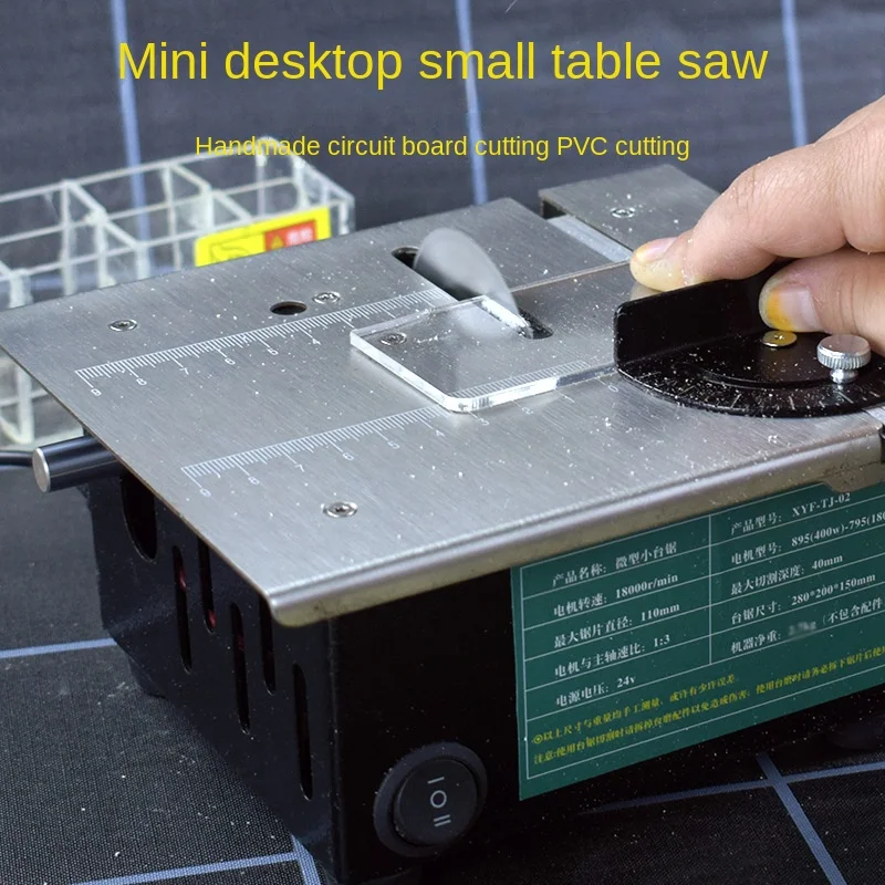 Mini table saw Desktop mini table saw electric saw small cutting machine