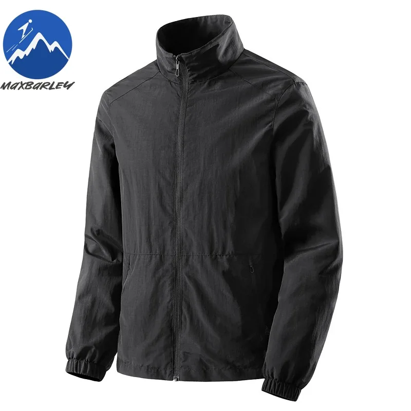 

Premium Men Jacket Hiking Camping Waterproof Zipper Coat 2026 Spring Autumn Windproof Stand Collar Casual Mens Clothing 8XL
