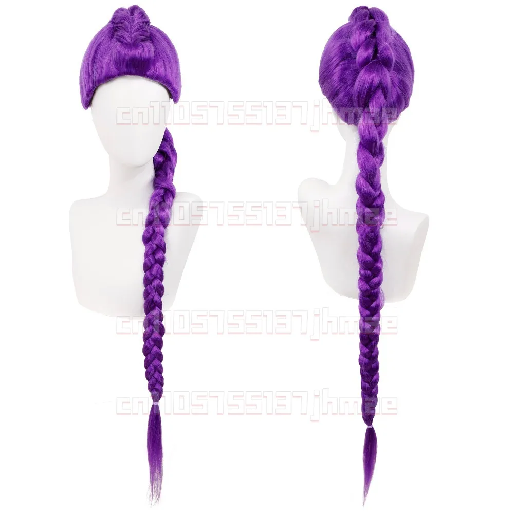 فيلم Kpop شعر مستعار تأثيري ميرا رومي زوي شيطان الصيادين أرجواني أسود أحمر طويل الشعر مقاومة للحرارة بيروكات صناعية كرنفال الدعائم #6