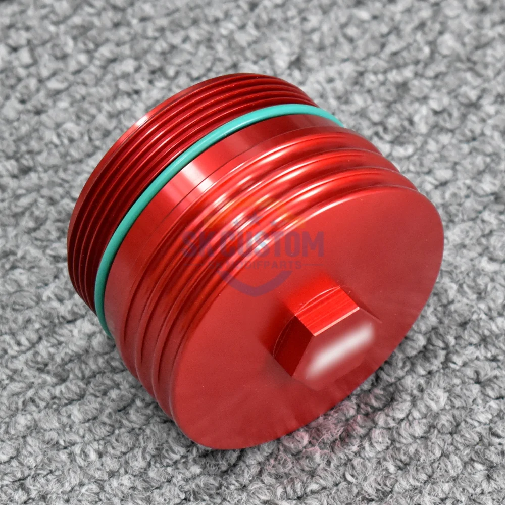 SK CUSTOM Forged Aluminum Oil Filter Housing Cover For BMW N42 N43 N45 N46 Engine Oil Filter Shell Car Performance Modification