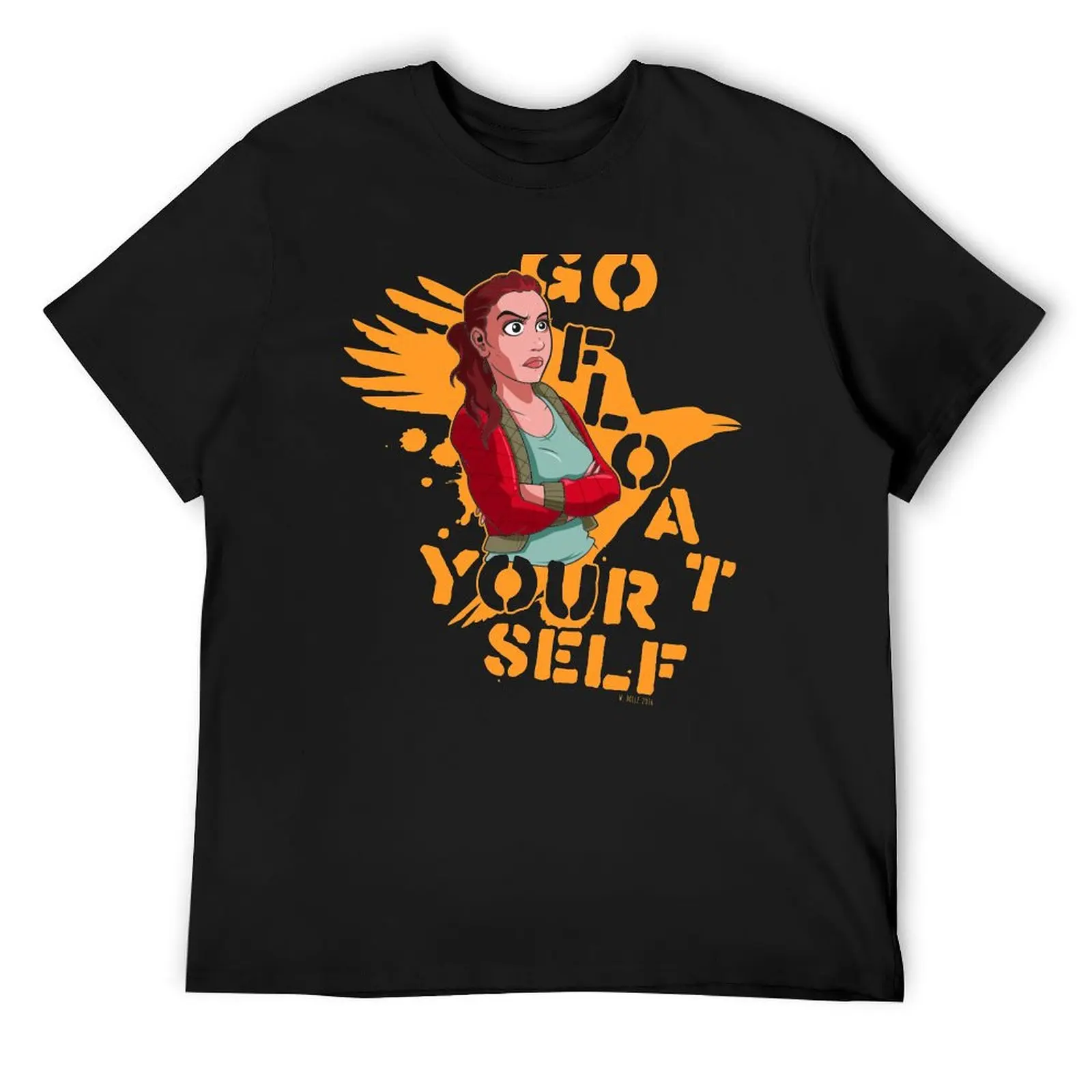 

Go float yourself! T-Shirt basketball graphic tees quick drying mens big and tall t shirts