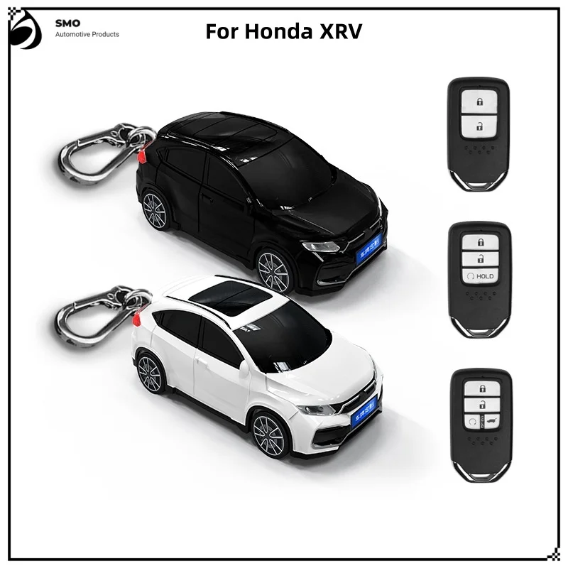 

For Honda XRV Key Cover with Lights Car Key Fob Car Model Key Protector Auto Accessories Creative Personalized Gifts New