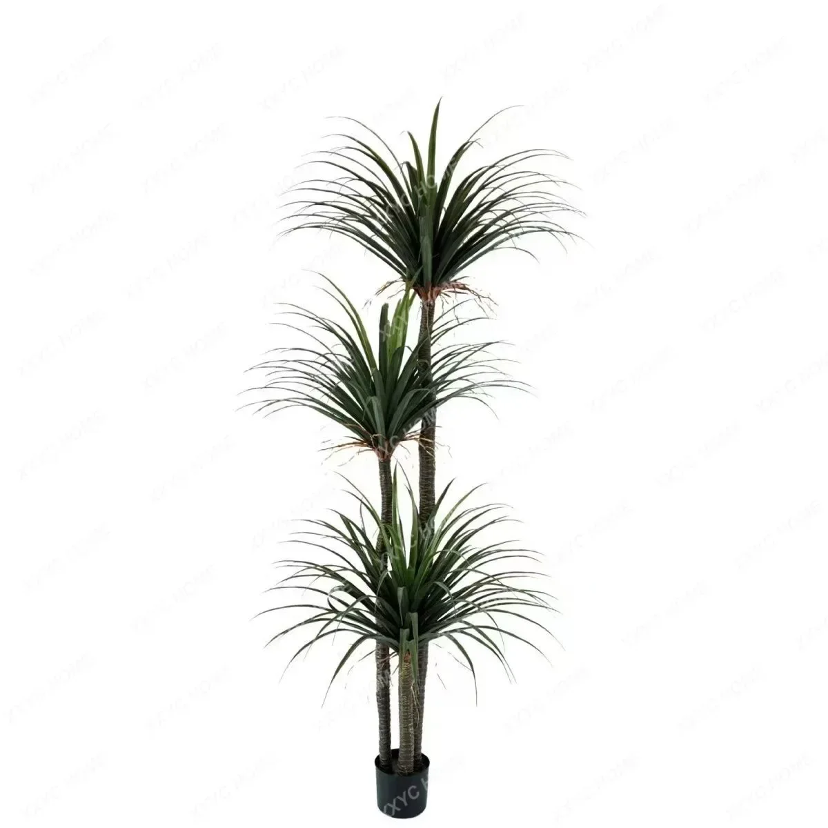 

Artificial Plant Dracaena Potted Living Room Landscaping Decorations Multi-Bar Yucca Tree