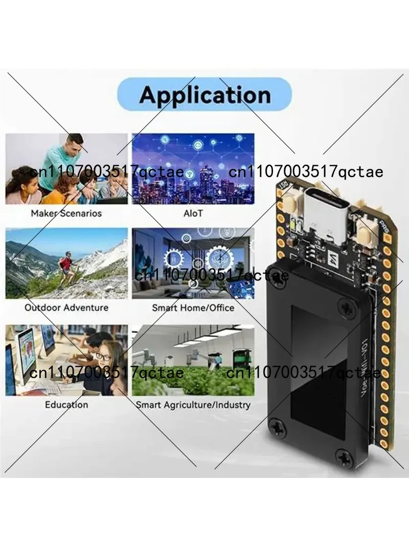 Heltec V4 WiFi LoRa 32 Dev Board Case Set with Antenna ESP32 SX1262 Solar Powered BLE Low Power