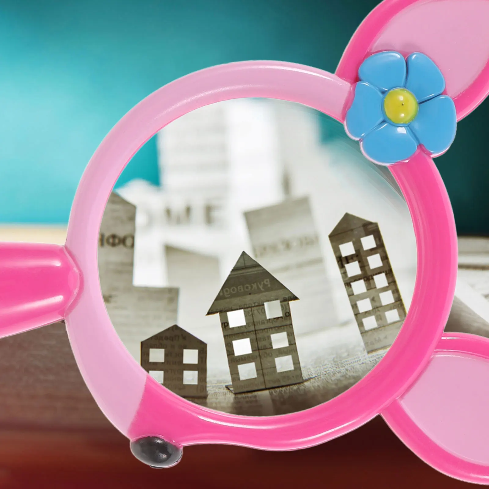 

Animal Magnifying Glass Handheld Magnifier for Kids Observer Acrylic Cartoon Child