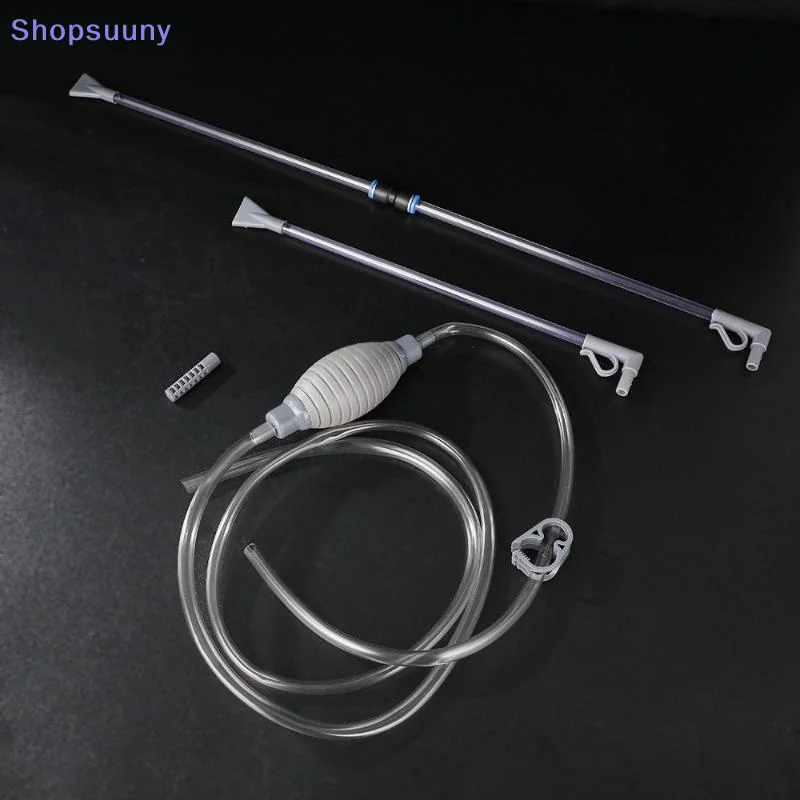 [SU]Aquarium Siphon Water Changer Cleaner Siphon Pump For Fish Tank Water Change Fish Tank Cleaner Convenient Siphon[SU]