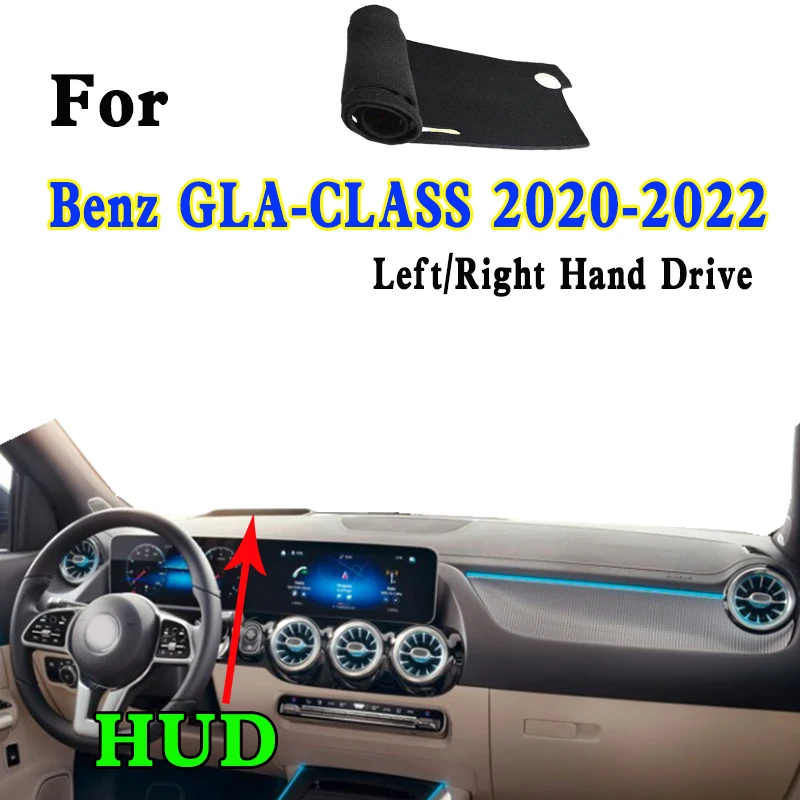 

For 2020 2021 2022 Benz GLA-CLASS 200 250 H247 Dashmat Dashboard Cover Instrument Panel Insulation Sunscreen Pad