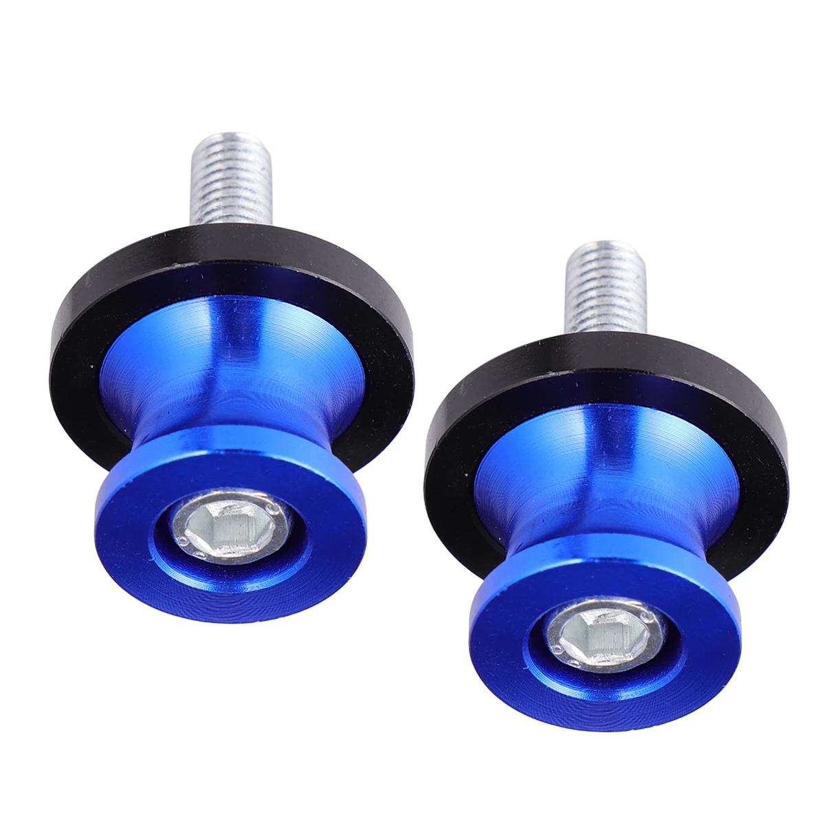 

2pcs Motorcycle Rear Lifting Screws 6 8mm Blue Aluminum Alloy Frame Nails Durable Heat Treatment Long Life Entertaining