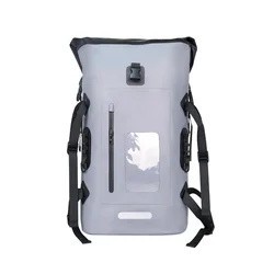 32L waterproof backpack, large capacity cycling, outdoor hiking, hiking, dry wet separation, lightweight diving equipment
