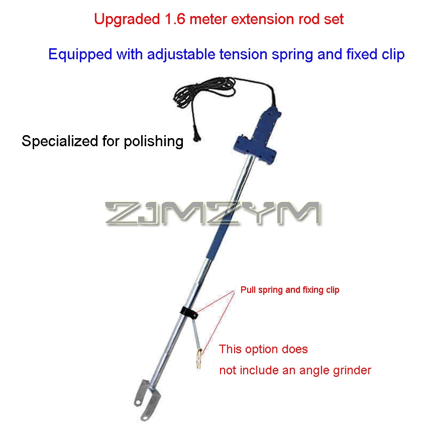 Imagem -05 - Haste de Extensão Estendida Suporte de Moagem Estendido Polimento e Suporte de Moagem Braço Longo Pólo 1.4m 1.6m Atualizado