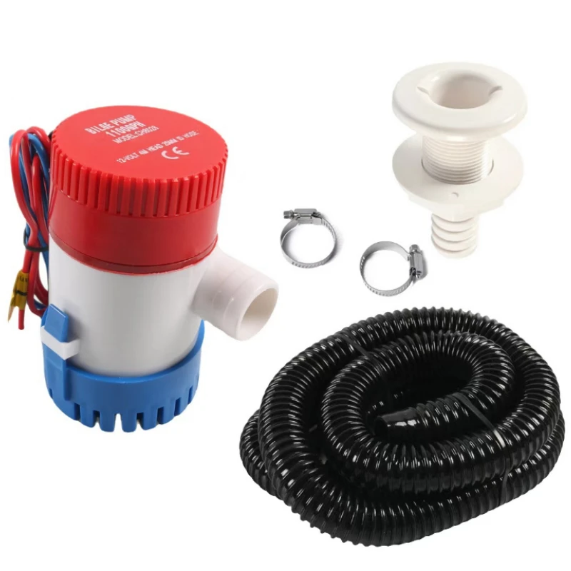 

Bilge pump drain kit 12v 24V 750gph 1100GPH water pump used in boat seaplane motor homes houseboat water submersible water pump