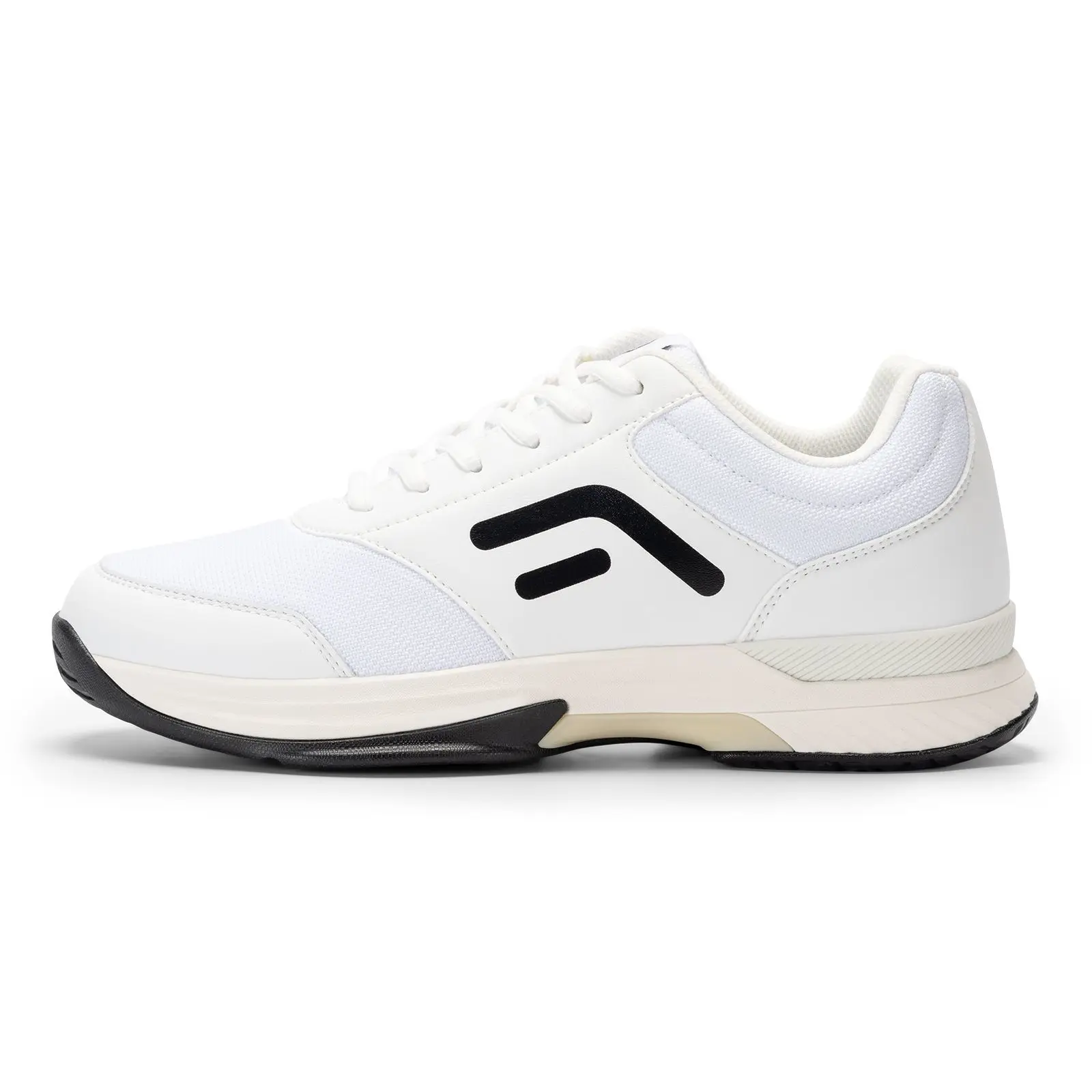 New Mens Badminton Shoes Tennis Shoes Breathable Sneakers Sports Court Shoes Mens Black and White Tennis Shoes