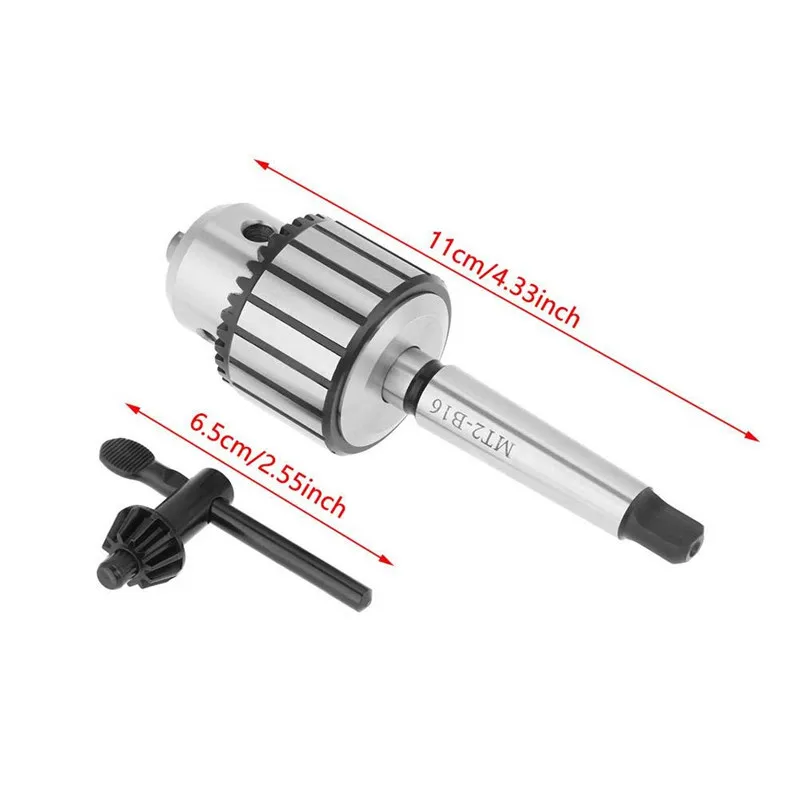 Morse No. 2 post MK2-B16 con mandrino per trapano a chiave B16 da 1-13mm MK2 post 13 mandrino per trapano pesante