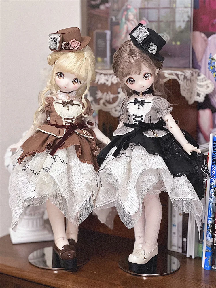 

New Arrival BJD Doll Clothes For 1/4 MSD MDD Doll Accessories 1/6 Yosd Skirt Dress Outfit Doll Dress Up Gift Diy Clothes