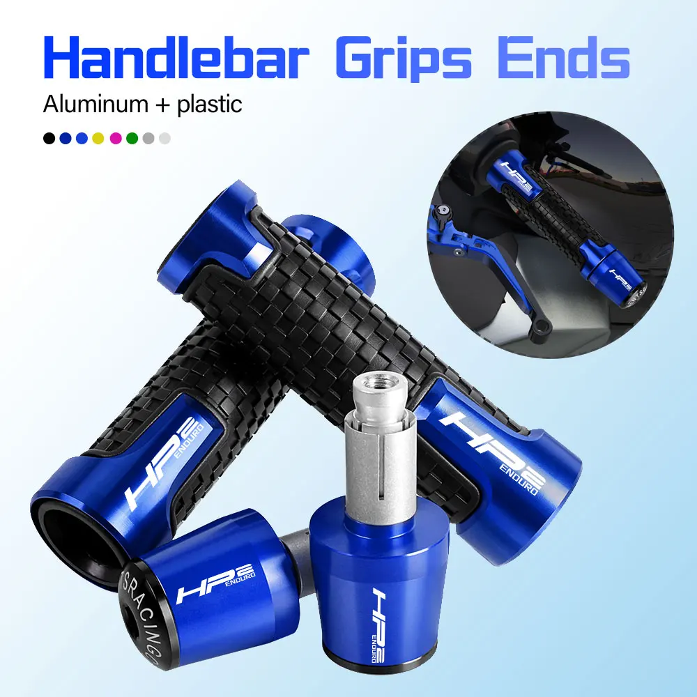 

7/8'' Anti-Slip Grip Hand Motorcycle Handlebar Handle Bar Grips End Plugs FOR BMW HP2 Enduro HP2ENDURO 2005 2006 2007 2008 2009