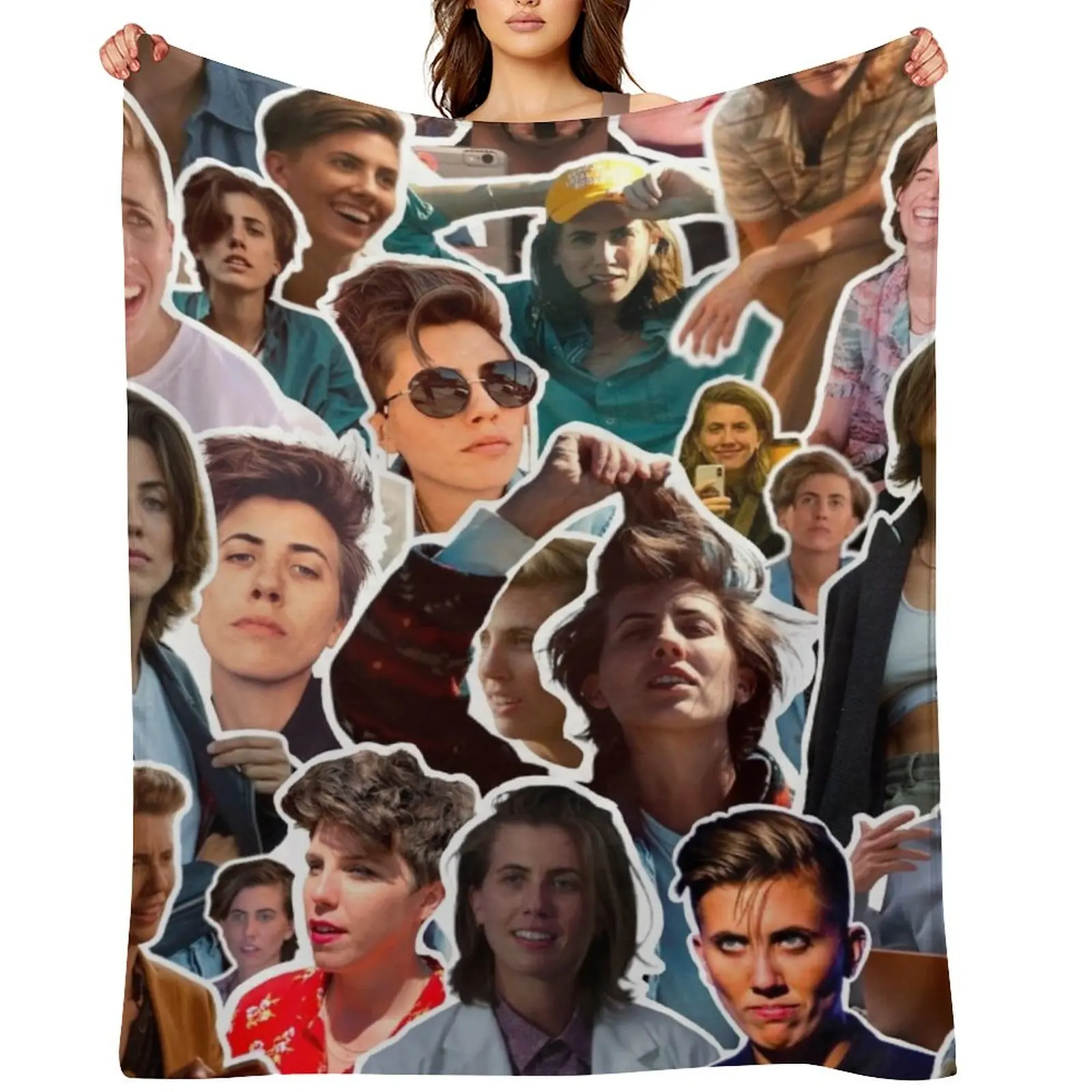 

E.R. Fightmaster Collage, ER Fightmaster,E R Fightmaster Throw Blanket sofa bed Cute Plaid Hair bed plaid Blankets