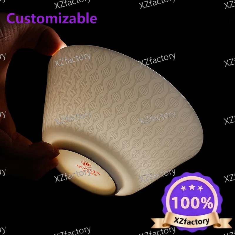 

Factory Direct 2026 Top Rated Loose Hair Porcelain Hua Deng Bone China Tableware Embossed Underglaze Color Tableware