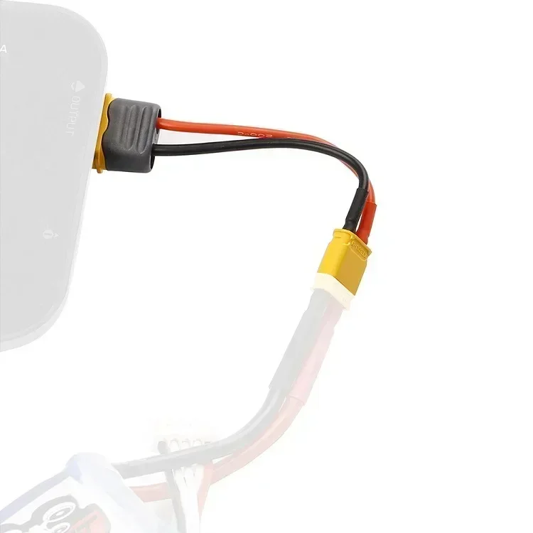 4個セット AMASS XT30 オス - XT60 メス プラグアダプター 100mm 16AWG シリコンワイヤー付き RC Lipoバッテリー ドローン 車 ボート用