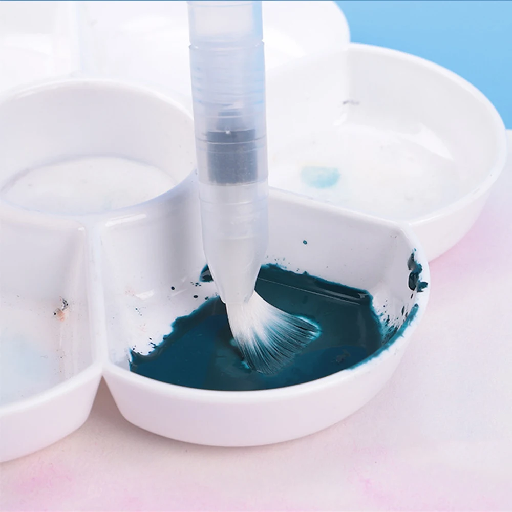 6 pezzi pennello ad acquerello artista pittura penna pennello ad acqua penna ricaricabile acquerello disegno a colori fornitura artistica