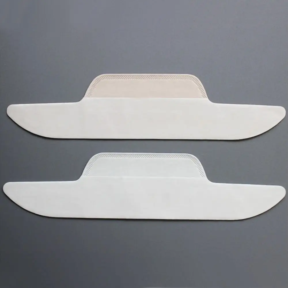 10Pcs Anti Perspiration Collar Sweat Patches Disposable Breathable Collar Sweat Pads White Sweatproof Shirts Stickers