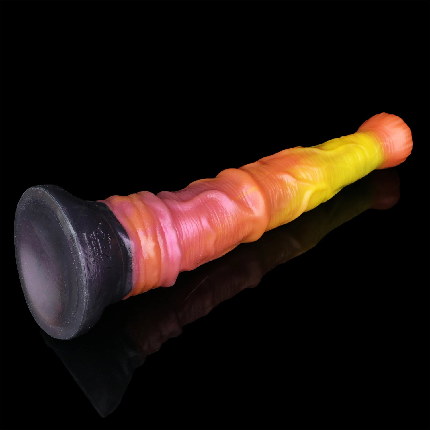 Shaz vibrador gigante longo anal plug butt plug dupla camada de silicone cavalo galo com forte ventosa brinquedos sexuais para adultos mulheres 18 +