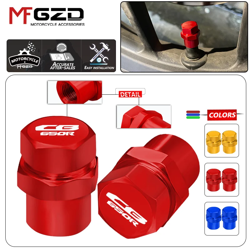 

For HONDA CB650R CB650F New Motorcycle Accessories CNC Aluminum Wheel Tire Valve Caps Airtight Covers cb 650r 650f