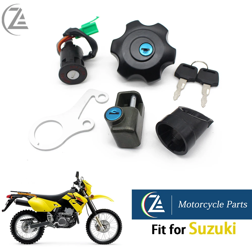 

ACZ Motorcycle Switch Gas Fuel Tank Cap Seat Lock W/ Key for YATV Suzuki DRZ400 DR-Z400SM 37101-29811 37101-29812 44200-29820