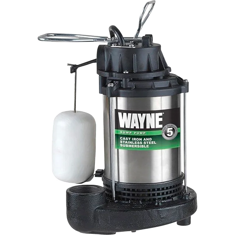 

Wayne 58321-WYN3 CDU980E Погружной насос из чугуна и нержавеющей стали объемом 3/4 л.с. со встроенным вертикальным поплавковым выключателем