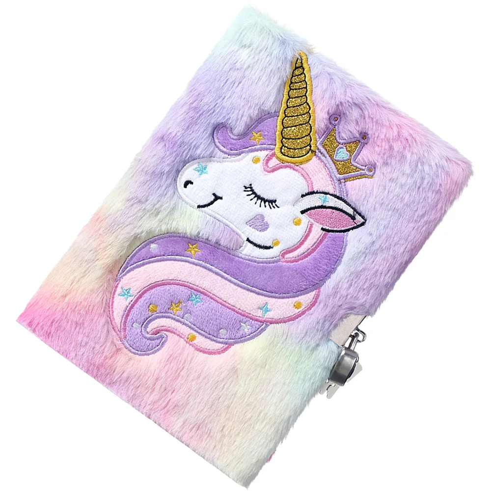 Notepad Diary with Lock Notepads Notebook for Kids Creative Unicorns Notebooks