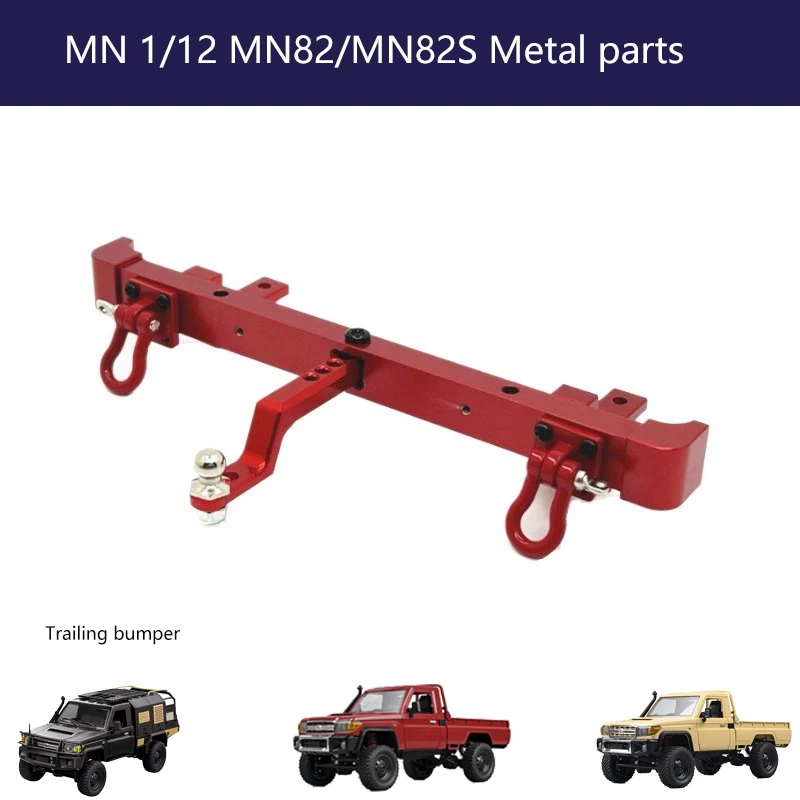 Mn82 lc79 82s 82por 1/12 rc carro atualização peças de metal kit montagem dianteiro e traseiro, amortecedor rc carros pneu eixo transmissão chassi