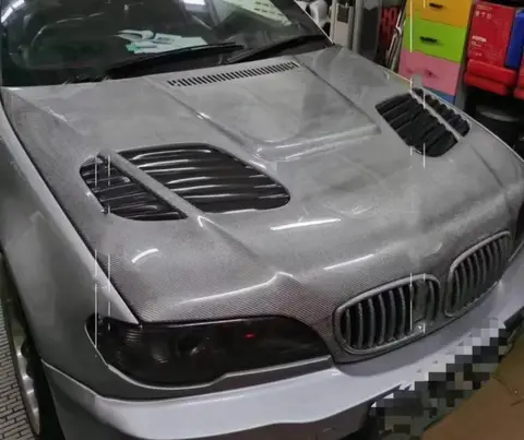 8 best sales bmw e46 hood - №4