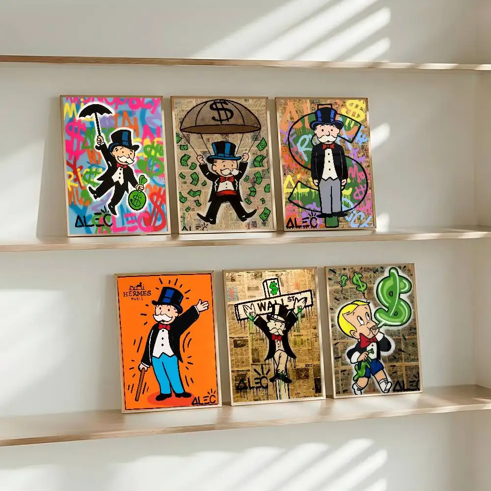 أليك احتكار الكتابة على الجدران الفن المال الفيلم لزجة الملصقات الرجعية كرافت ورقة ملصق DIY بها بنفسك غرفة بار مقهى الجمالية الفن طلاء جدران