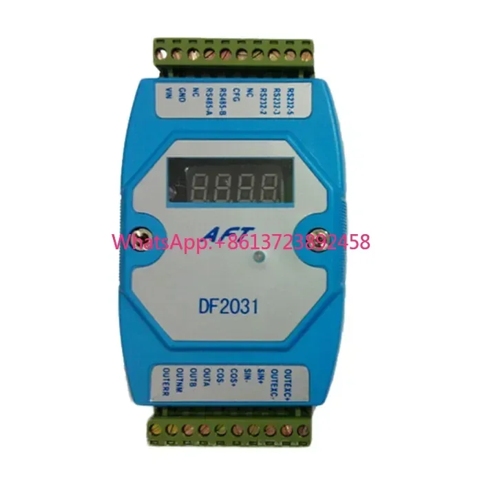 Carte décodeur résolveur DF2031 avec affichage d'angle et fonction de mesure de zéro pour servomoteur