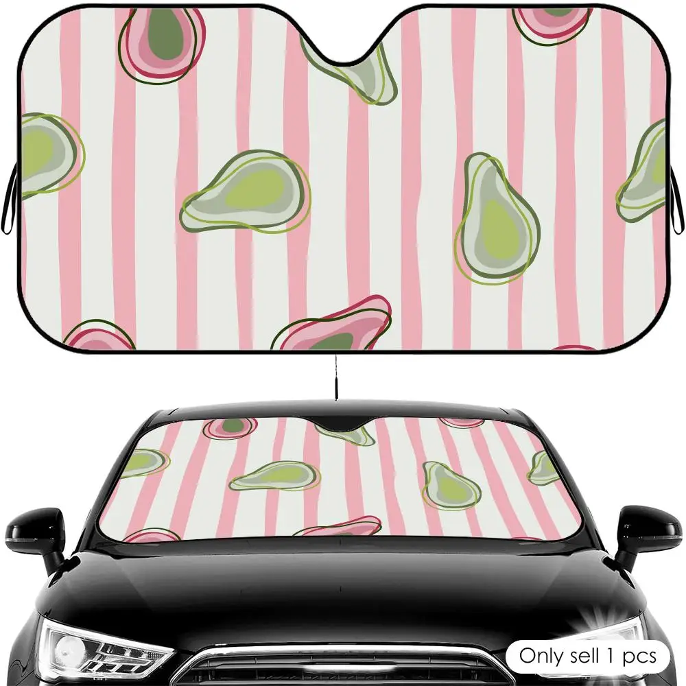 

Солнцезащитный козырек с рисунком авокадо, складной, универсальный, для лобового стекла автомобиля, защита от ультрафиолета, теплоизоляция, складная накидка