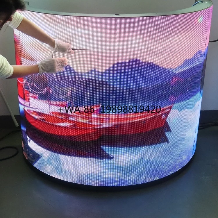 Outdoor Flexible LED Screen Advertising Modular Led Digital Displays Flexible Led Film Screen Display Outdoor Waterproof Panels