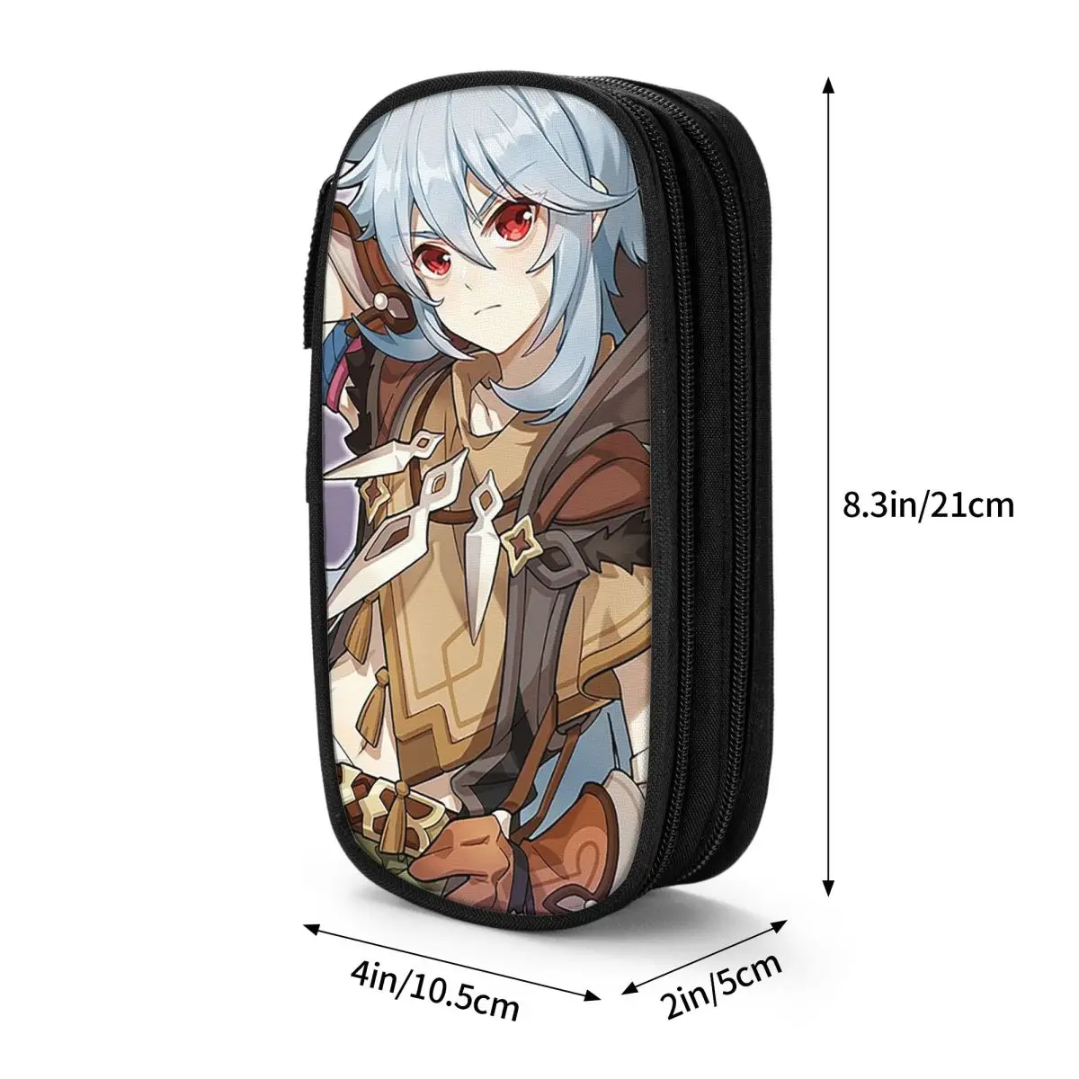 Razor Game Genshin Impact Anime Pencil Case for Students School Pen Box Pencil Bag Stationery Supplies Pen Holder Bag