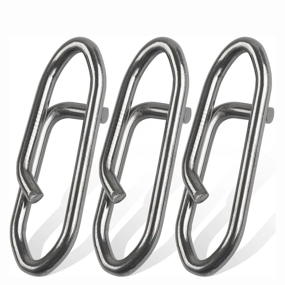 60Pcs Speed Clips for Fishing Lures Power Quick Change Fast link Bait clip Fishing snap Connector for Crankbait Minnow Tackle