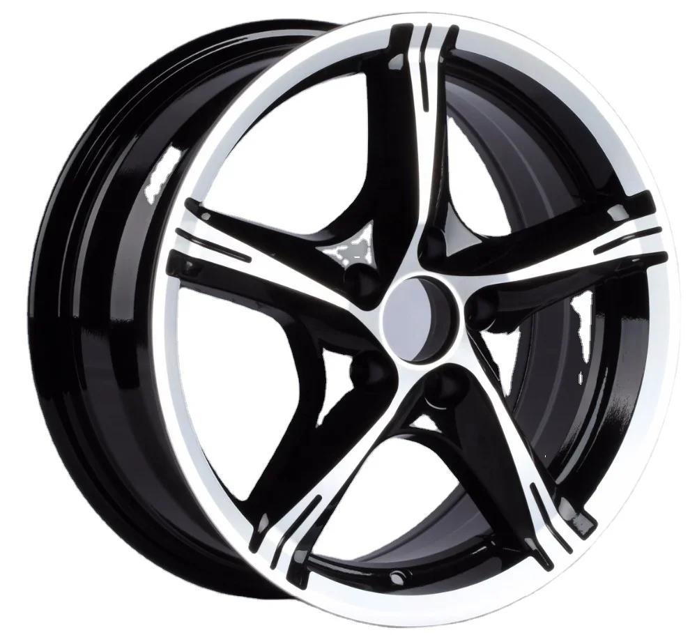 

14 wheels Fashion five star shape 14 15 16 17 inch tyre repair accessories 4x114.3/5x100 alloy wheels for sale